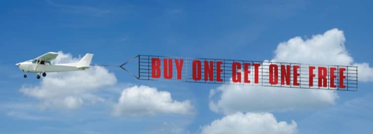 Buy One Get One FREE - BOGO